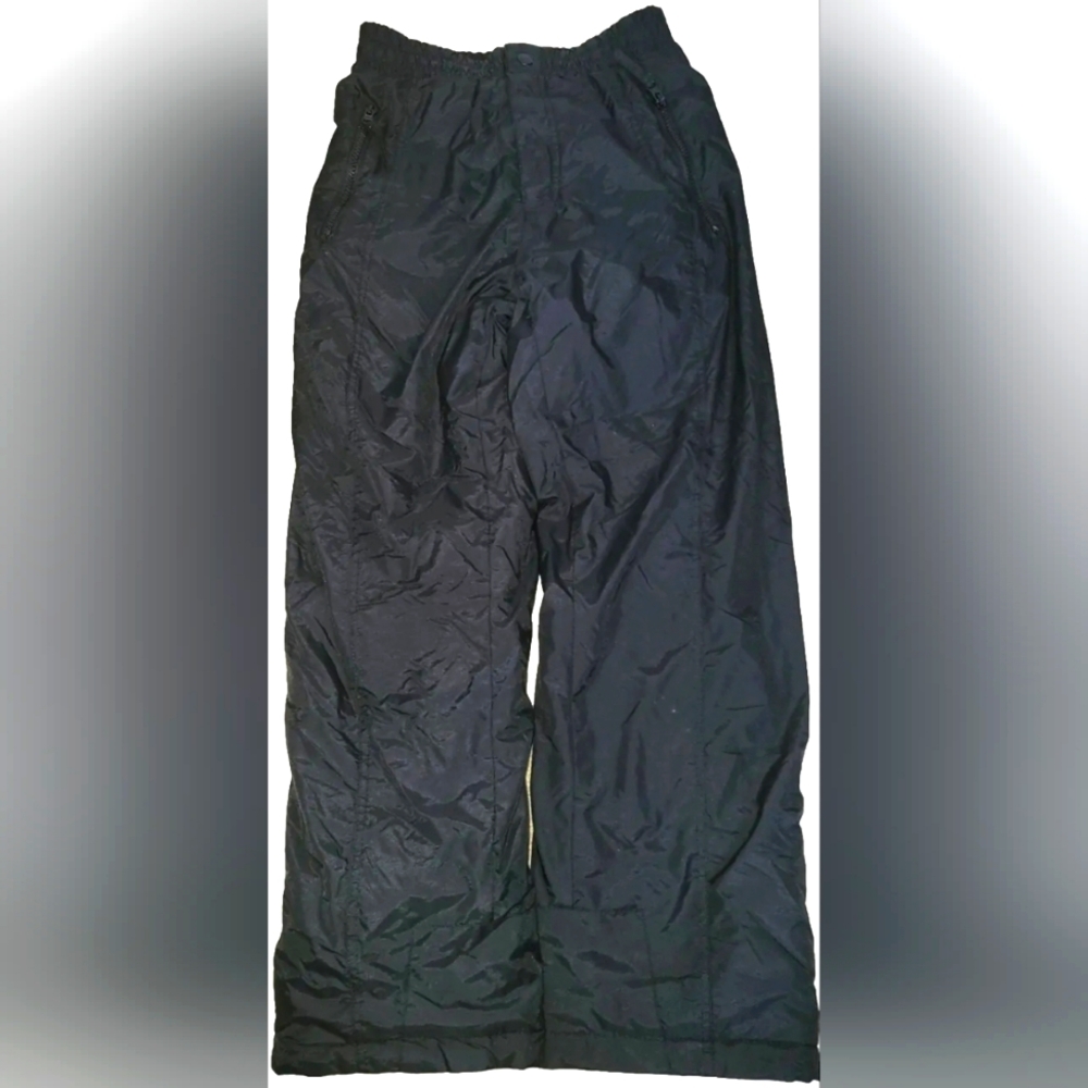 Skigear Mens Ski Pants Size M Insulated Warm Black Drawstring